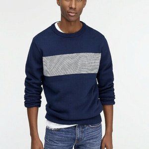 J.Crew Navy XL Cotton Crewneck Sweater